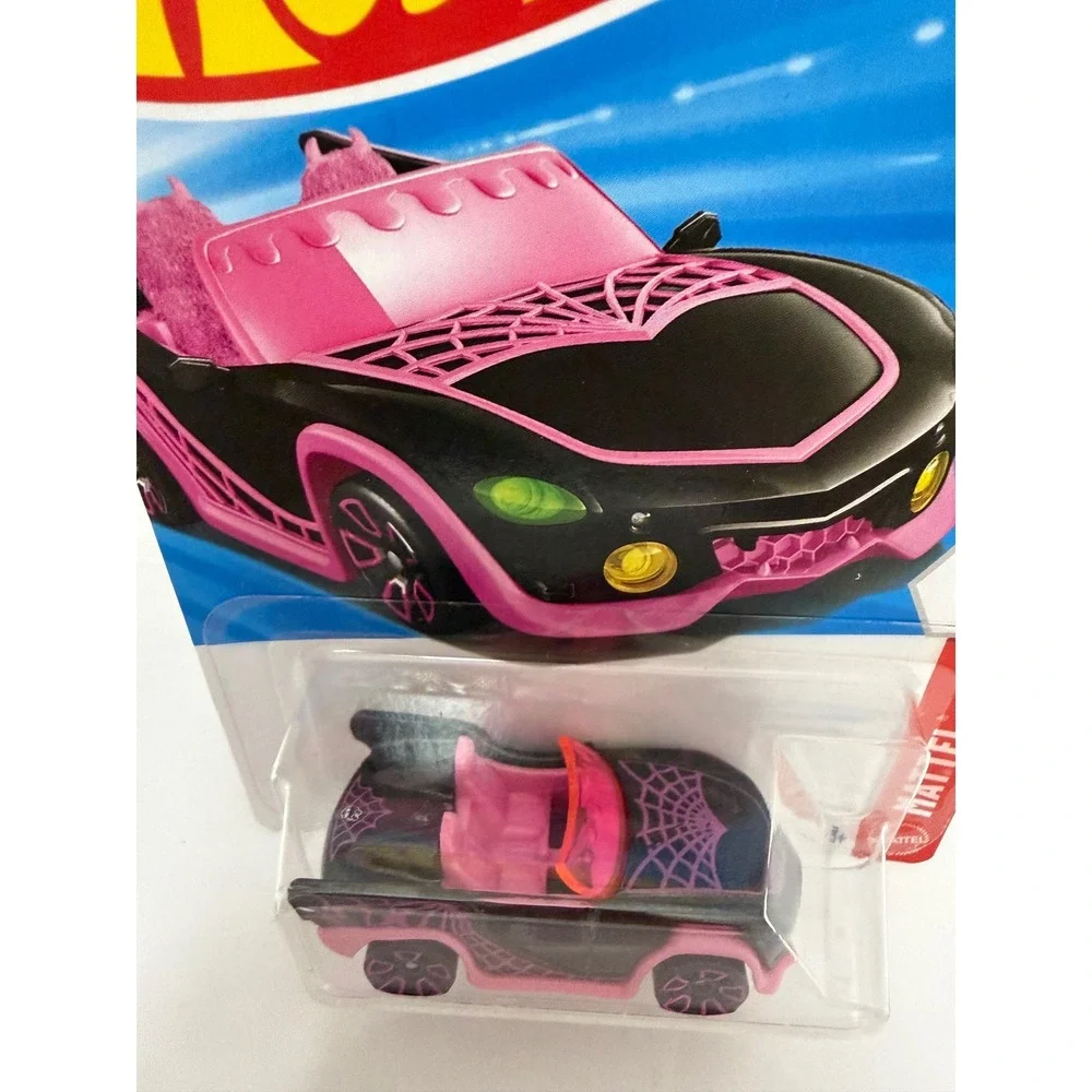 Hot Wheels Monster High Ghoul Mobile Black Pink 48/250 Mattel 2024 Diecast Car